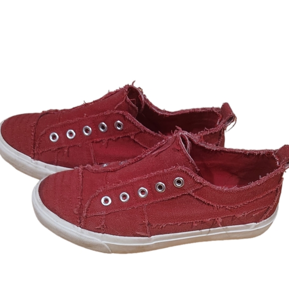 Corkys Shoes Corkys Tennis Shoes Women Shoes Size 7 Red Distresses